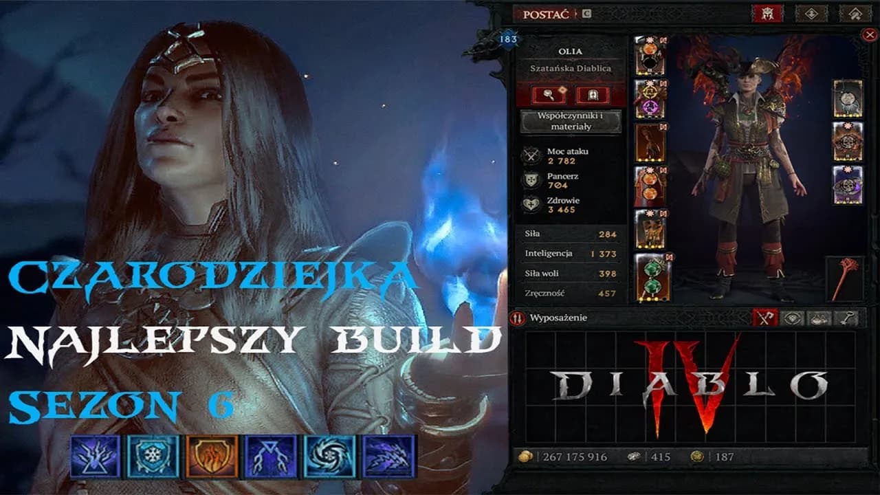 Czarodziejka w Diablo 4 - umiejętności i build przetrwania