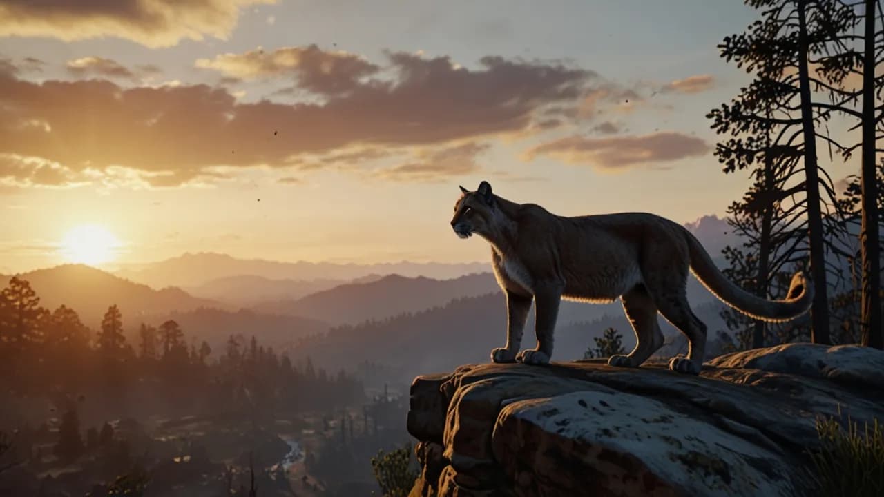 Gdzie znaleźć pumę w RDR2? Tropem najgroźniejszego drapieżnika