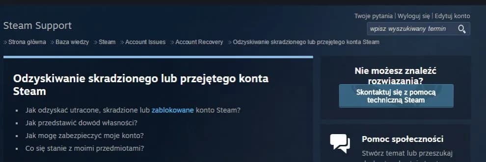 Jak odzyskać skradzione konto Steam i zabezpieczyć je przed kolejnymi atakami
