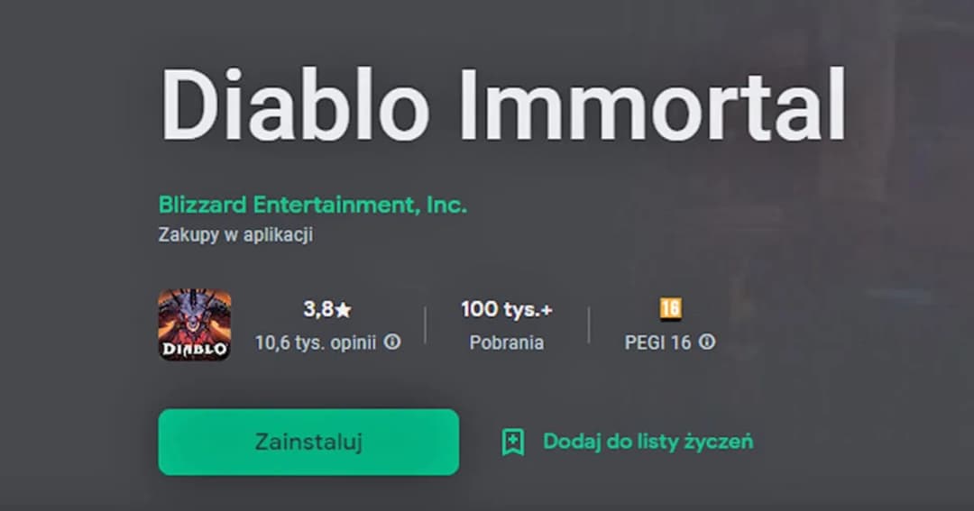 Czy Diablo Immortal będzie za darmo? Poznaj koszty i zakupy w grze