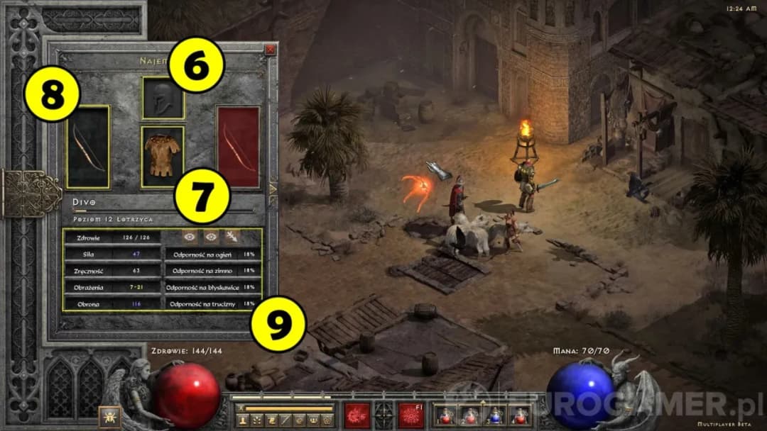 Najlepszy najemnik dla czarodziejki w Diablo 2 – unikaj błędów w wyborze