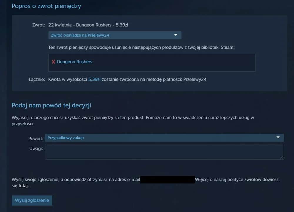 Ile dokładnie trwa zwrot pieniędzy na Steam? Sprawdź, czego się spodziewać