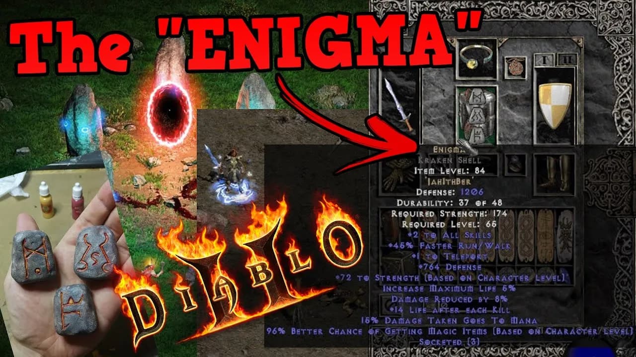 Enigma w Diablo 2 - jak zdobyć ten mityczny pancerz