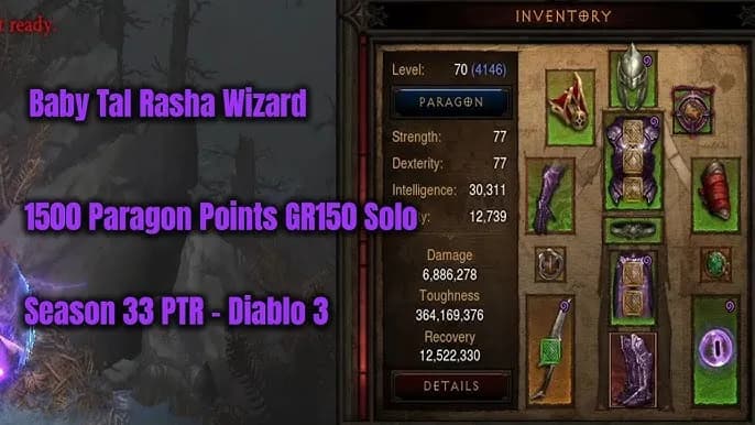 Tal Rasha dla czarodziejki w Diablo 3 - najlepszy farmingowy zestaw