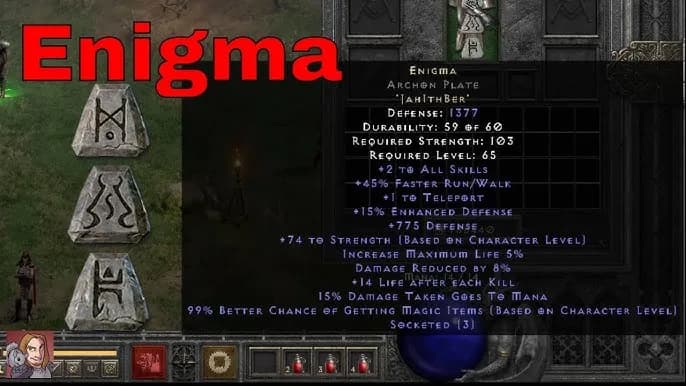 Enigma w Diablo 2 - jak zdobyć ten mityczny pancerz