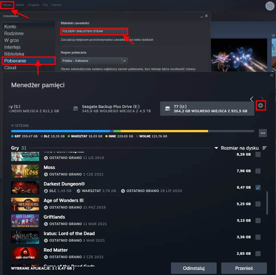 Jak łatwo przenieść grę Steam na inny dysk bez utraty danych – krok po kroku